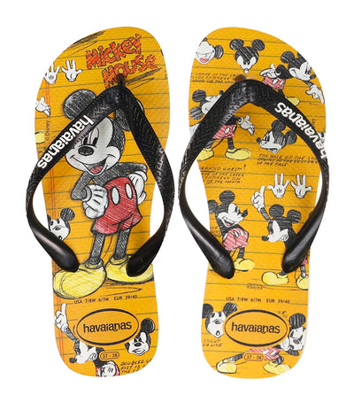 Havaianas Disney Stylish Flip Flops - Yellow/Black