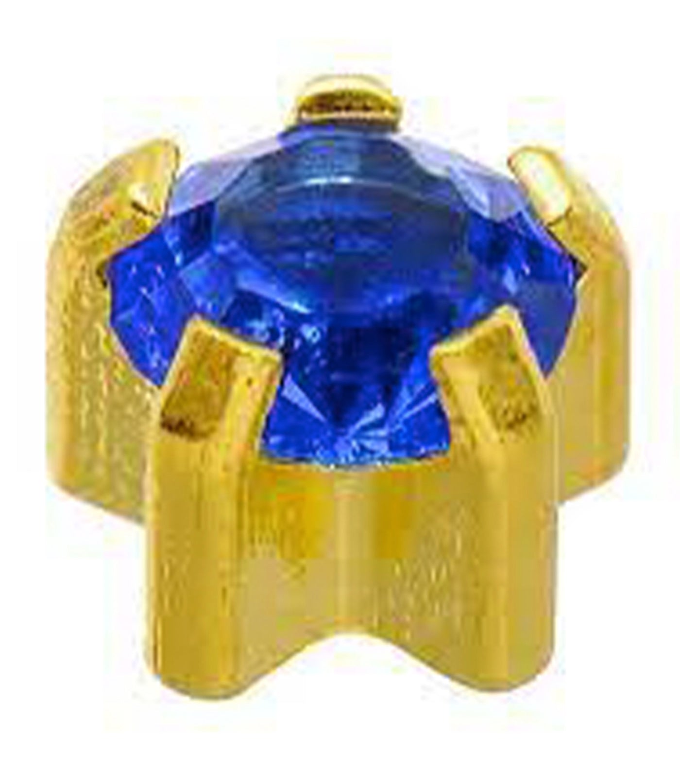 UK Sterile Earrings Sapphire Clawset