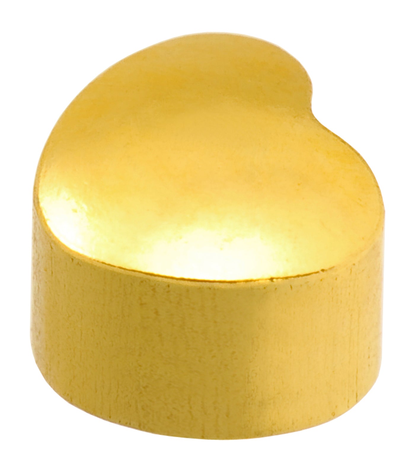 UK Sterile Earrings Heart Gold Stud