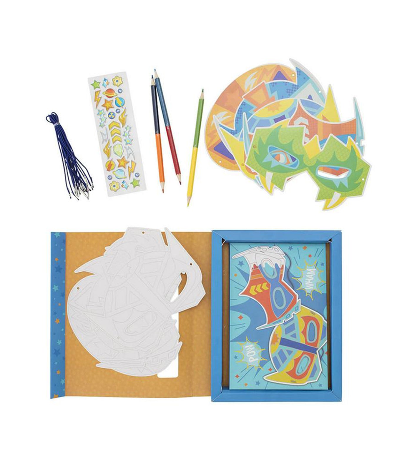 Tiger Tribe Paper Mask Kit - Action Pack