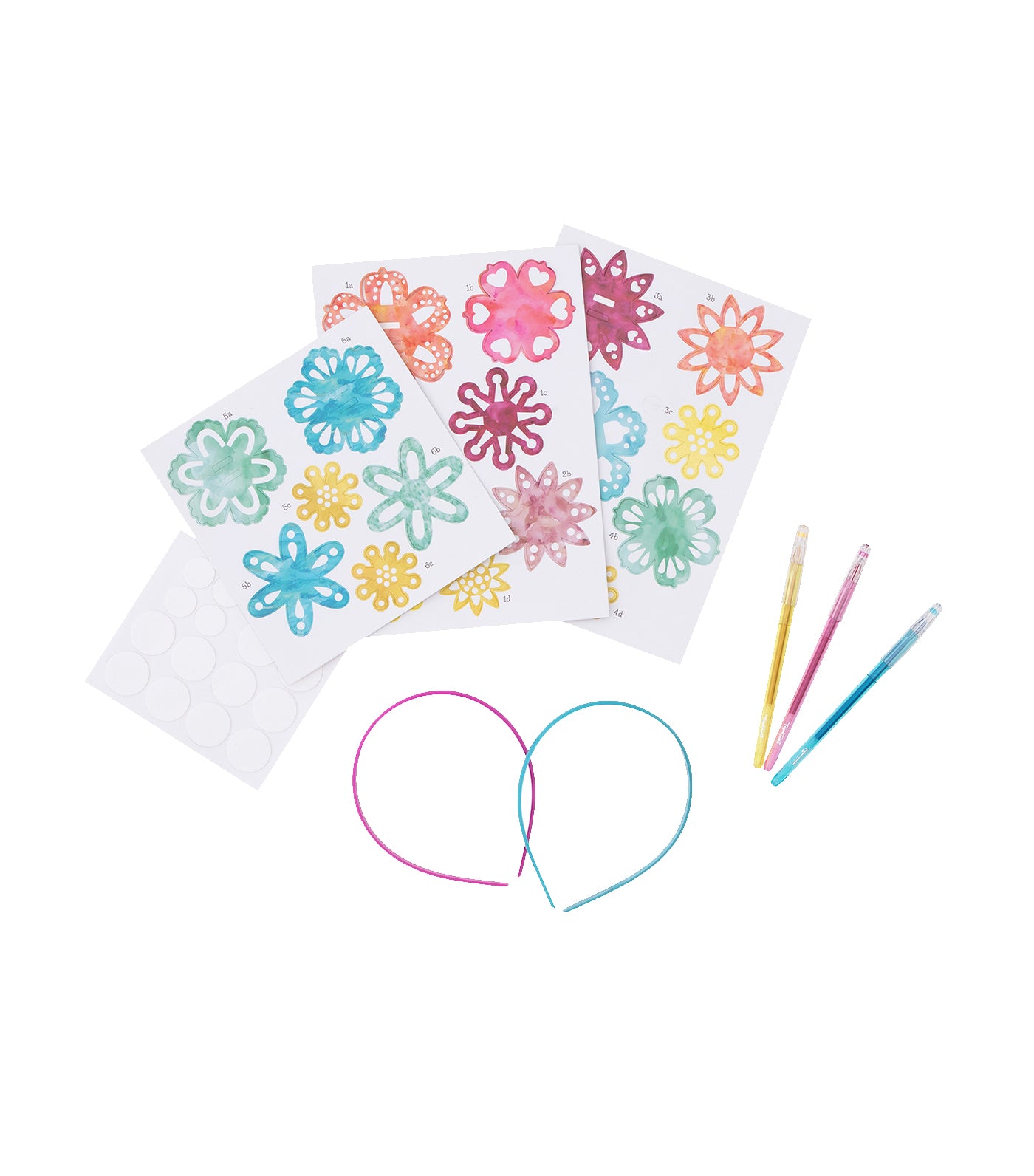 Headband Kit - Paper Flowers