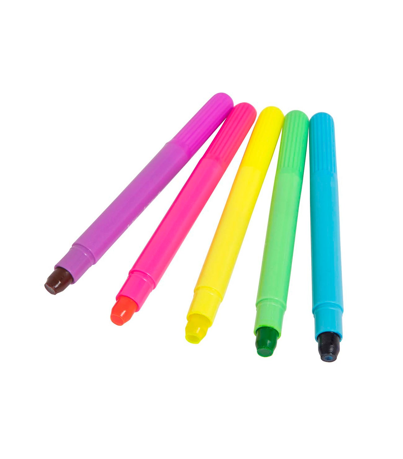 Tiger Tribe Neon Gel Crayon Set