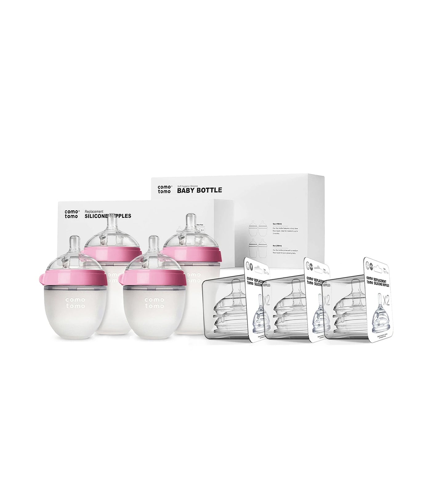 Baby Bottle Bundle - Pink