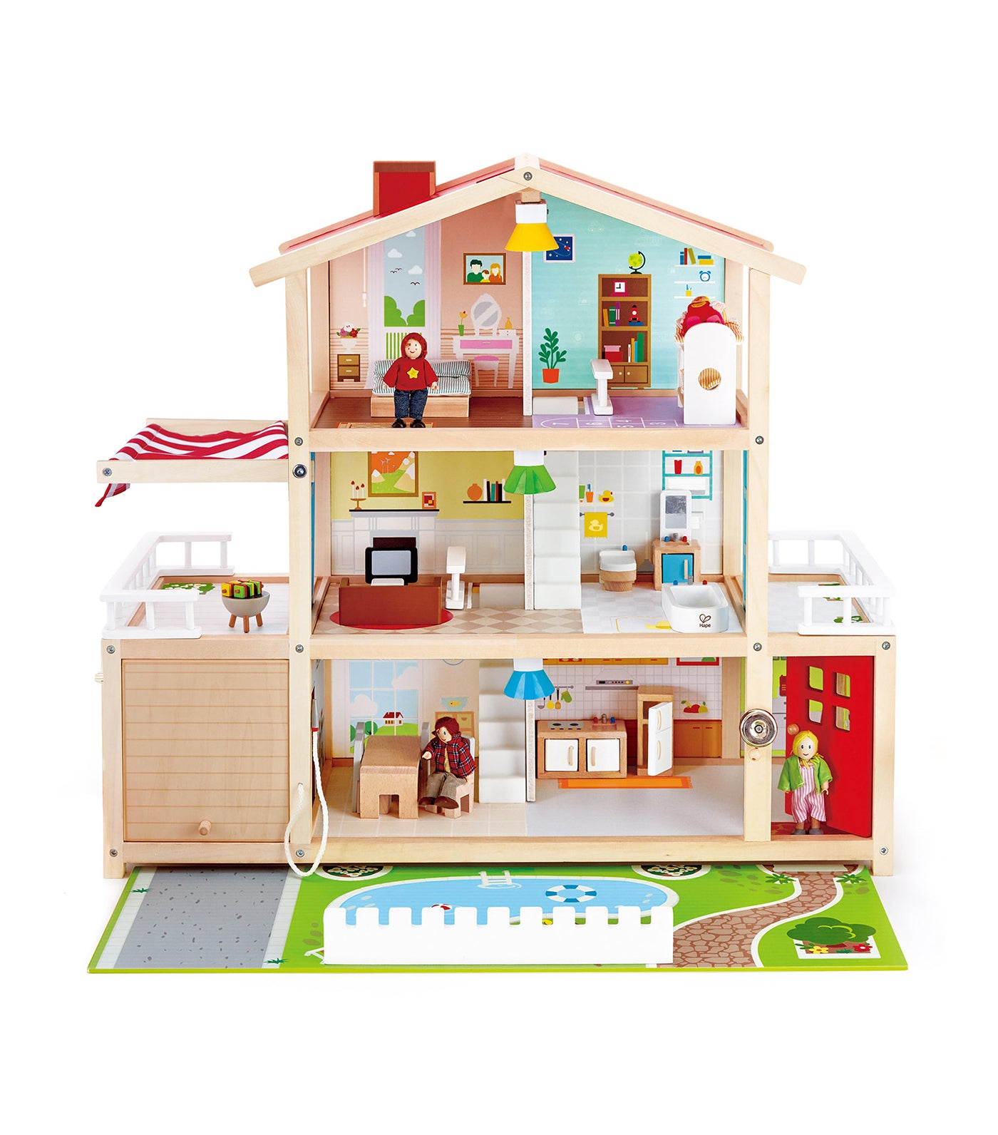 hape doll family mansion