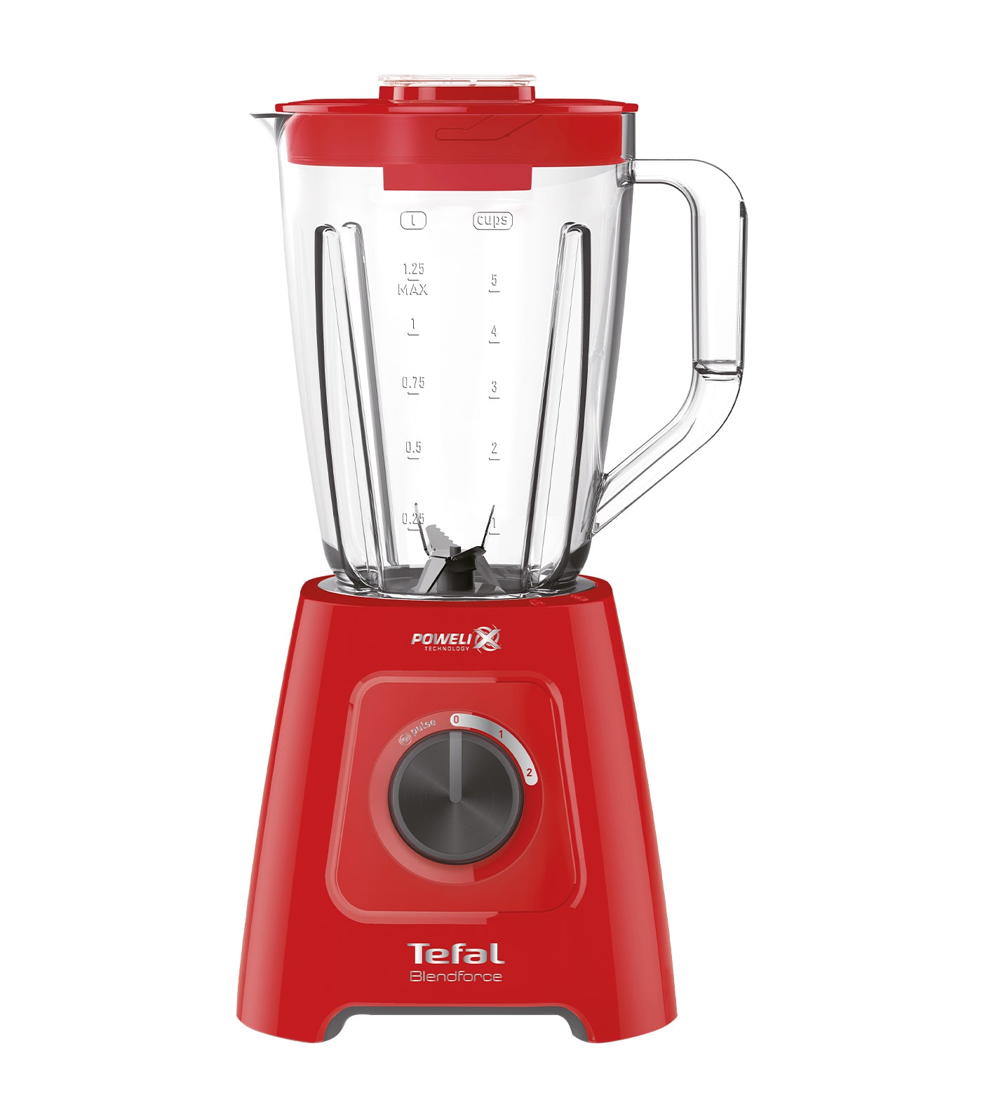 tefal blendforce 2 blender - red