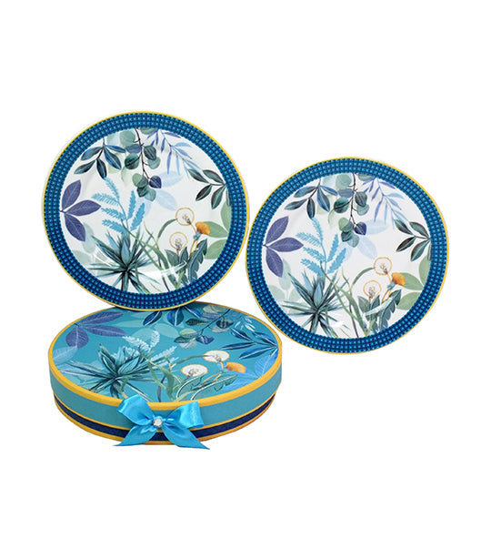 Sugarplum Lifestyle Botanique Bleu Porcelain Collection