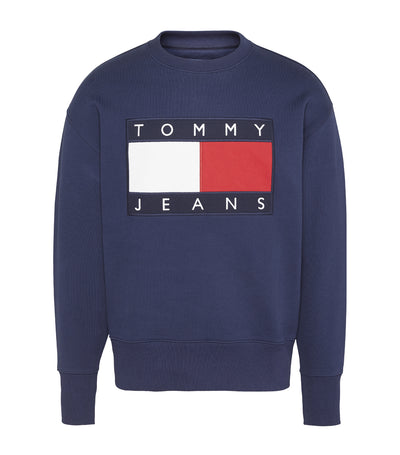 Tommy Jeans Flag Sweatshirt Black Iris