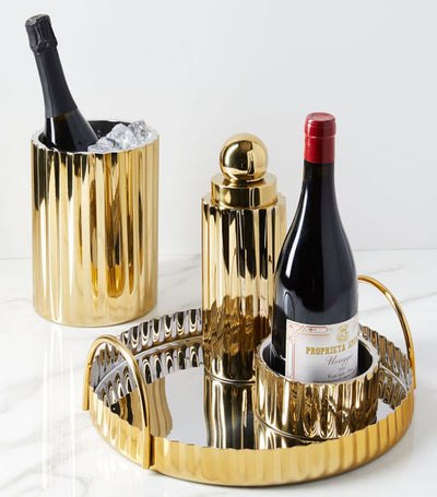 west elm Corrugated Barware Collection