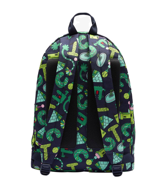 Lacoste Camouflage Minecraft Print Canvas Backpack