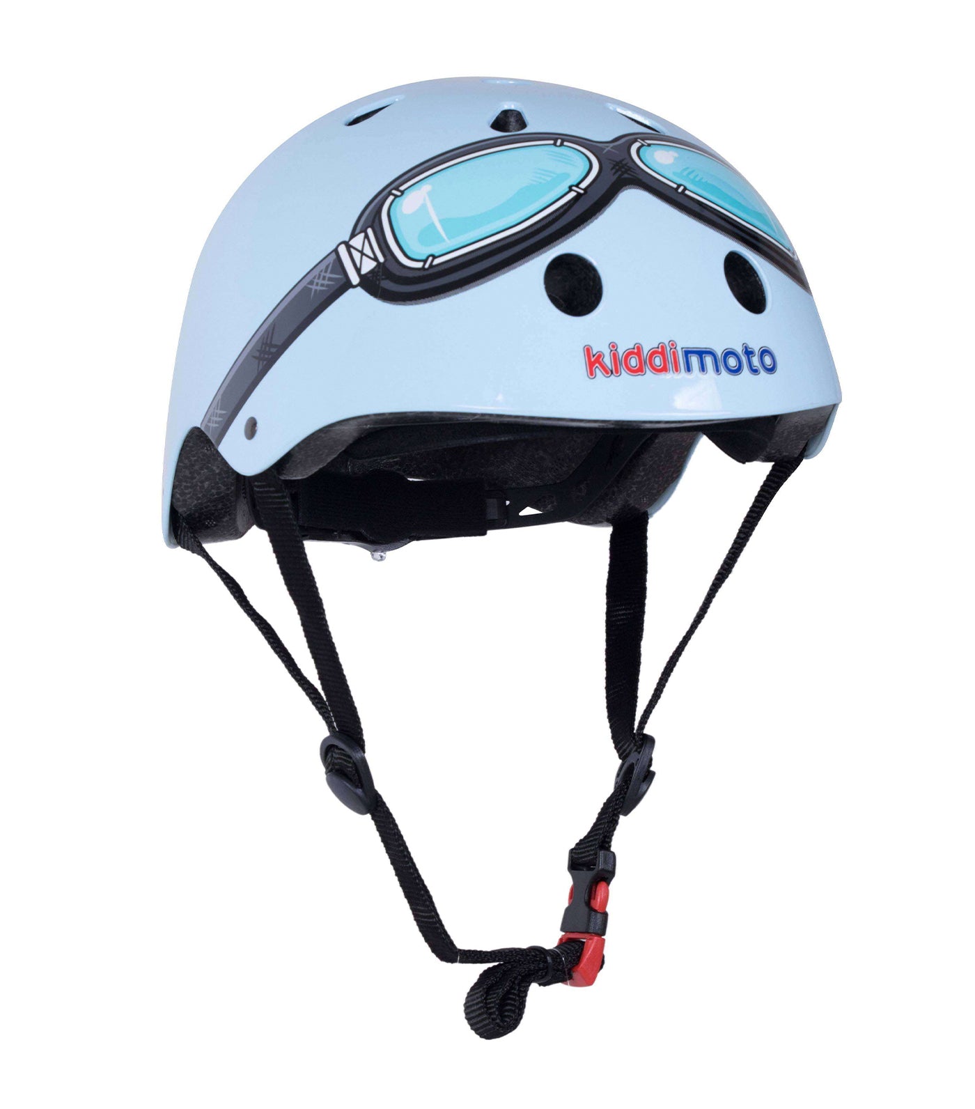 Kids Cycling Helmet - Blue Goggle