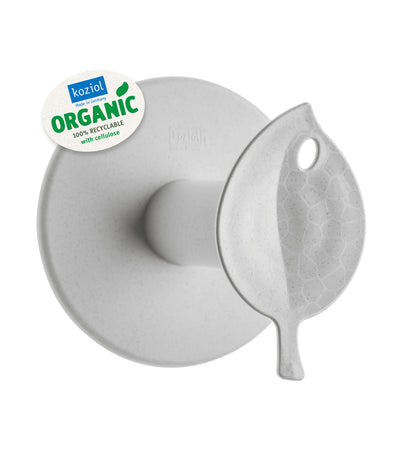 koziol sense toilet paper holder in organic grey