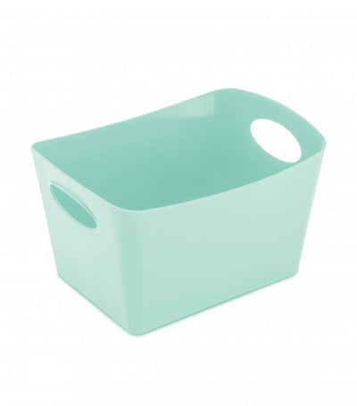 koziol boxxx s storage bin 1l in spa turquoise