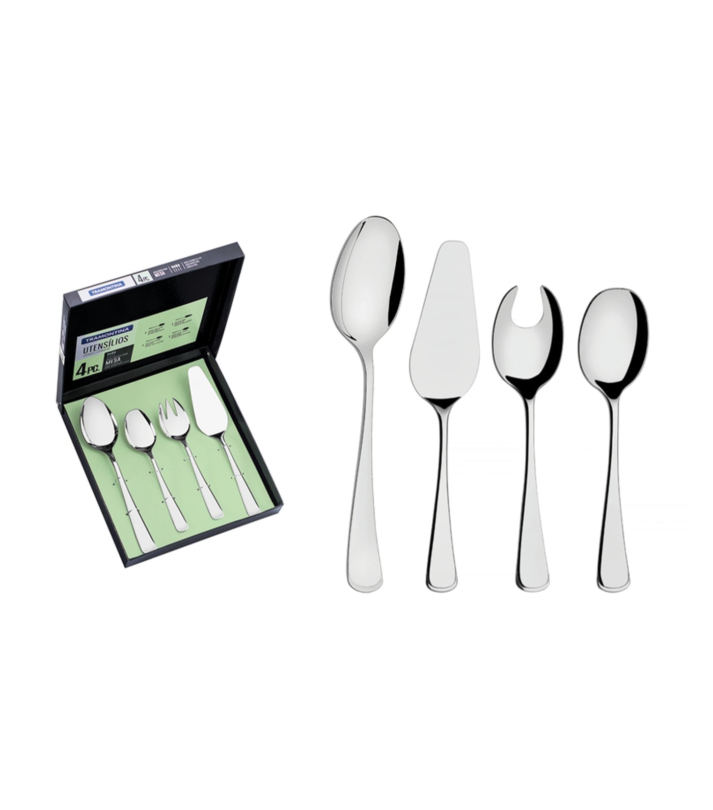 tramontina monaco 4-piece serving set