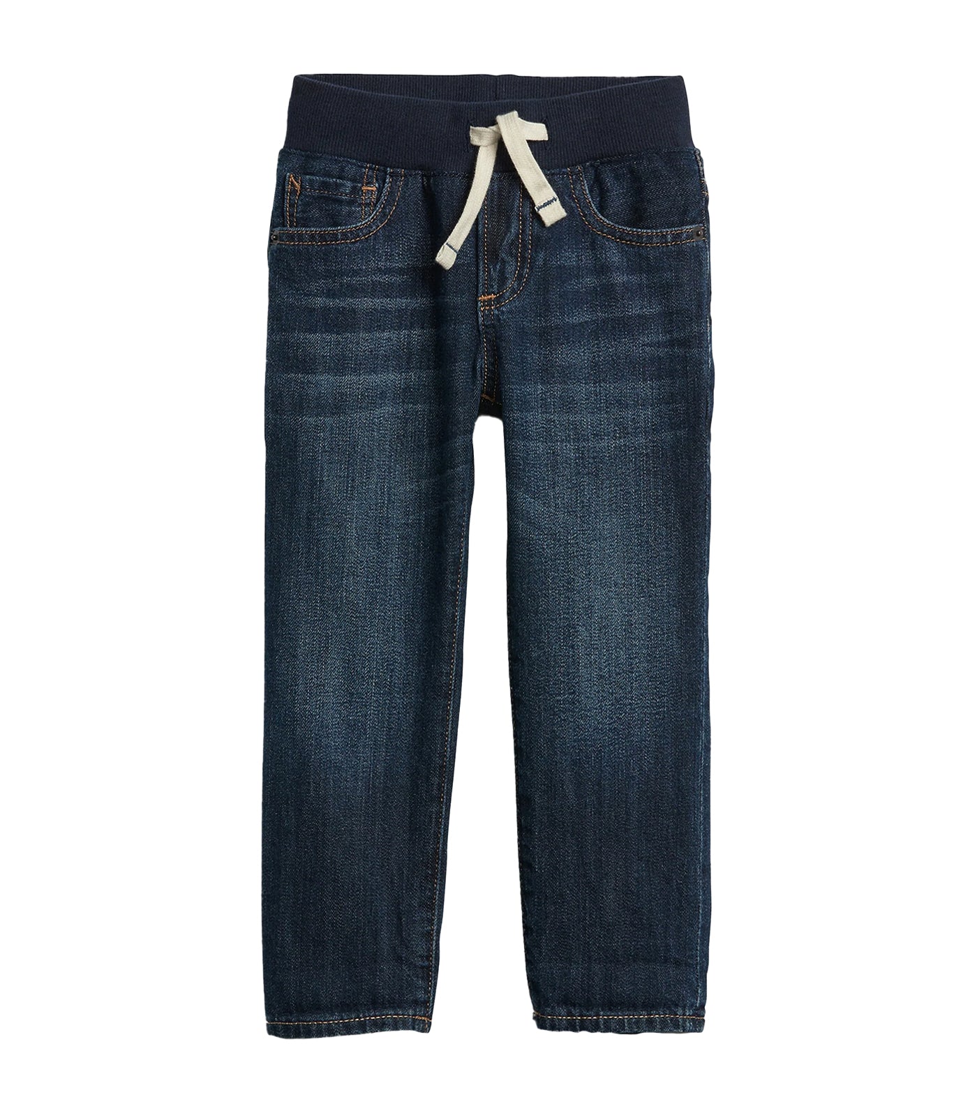 gap kids toddler rib waist dark slim denim jeans