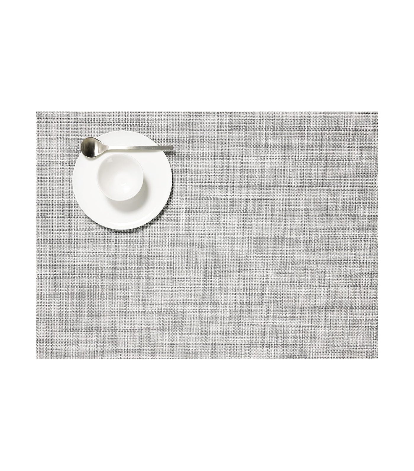 Mini Basketweave Rectangle - Mist