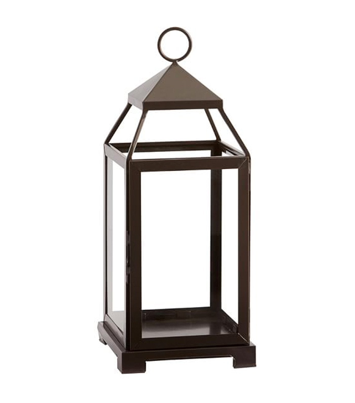 Pottery Barn Malta Glass & Metal Lantern