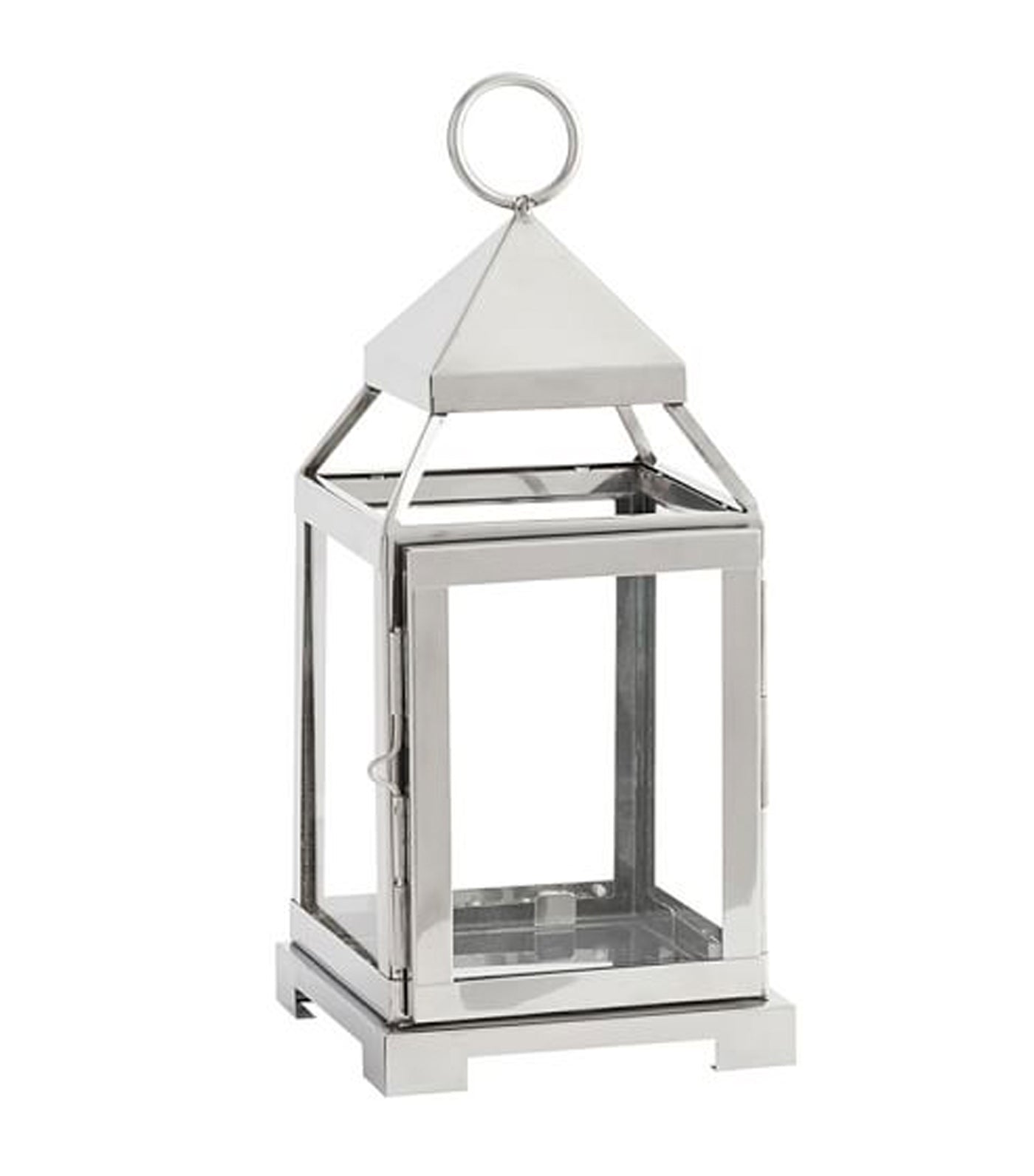 Pottery Barn Malta Glass & Metal Lantern