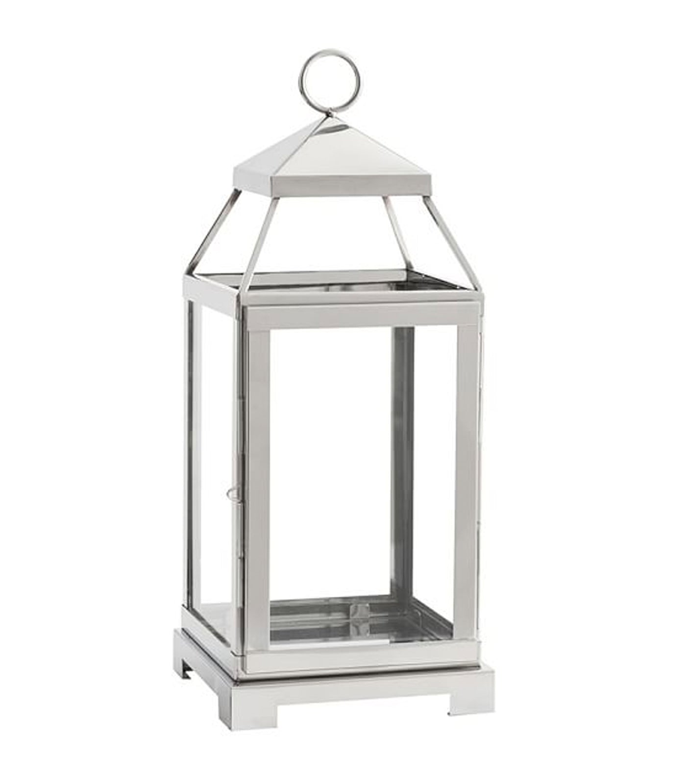 Pottery Barn Malta Glass & Metal Lantern