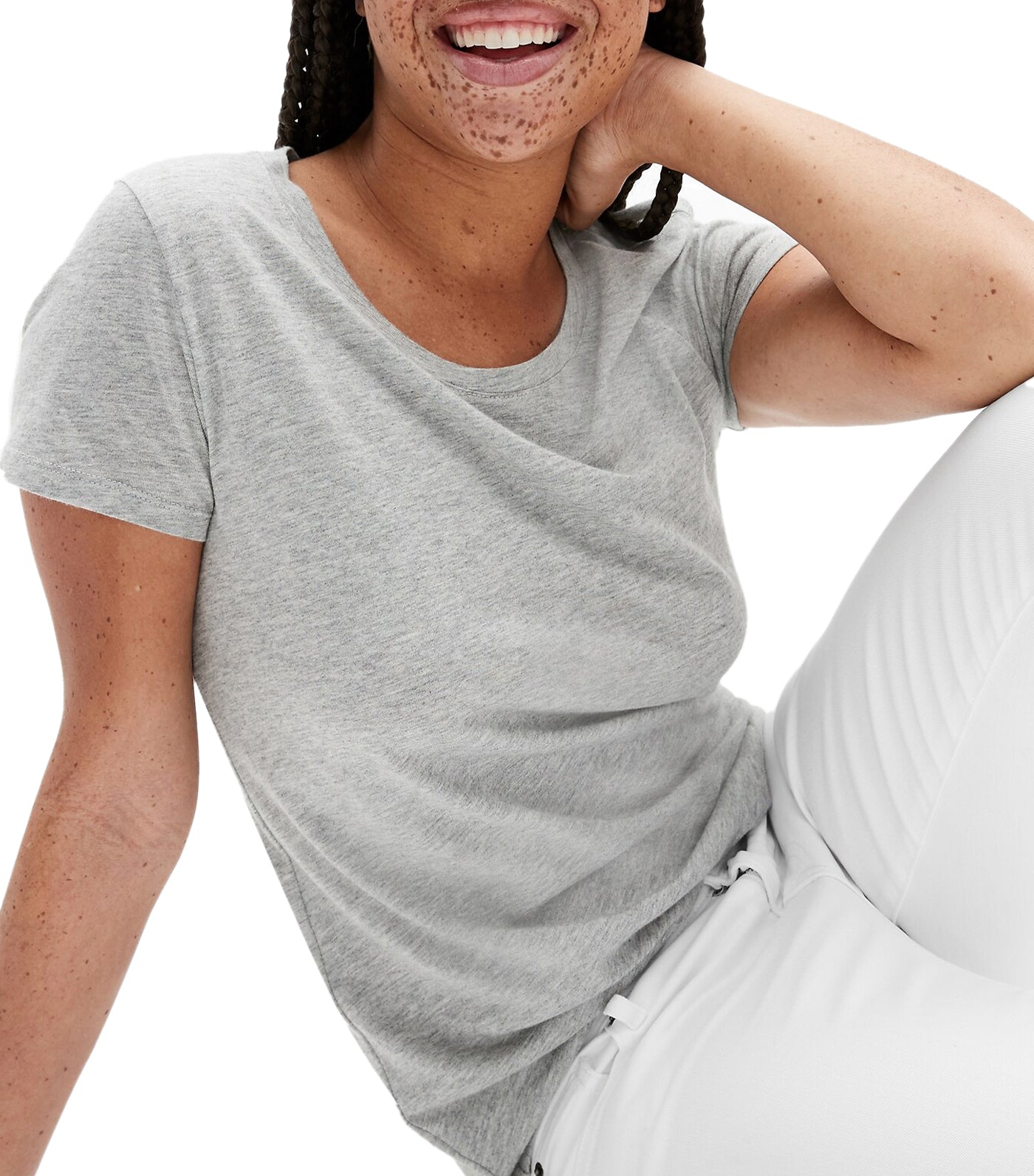 Favorite Crewneck T-Shirt Light Heather Gray