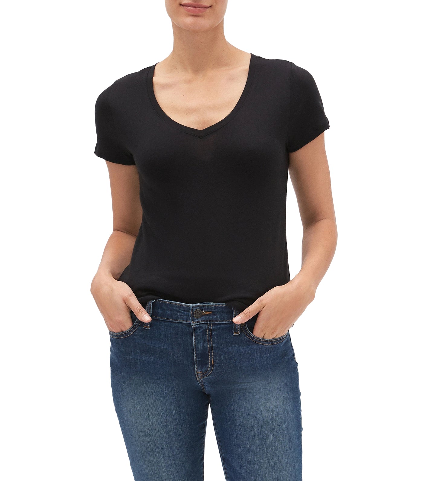 Favorite V-Neck T-Shirt True Black