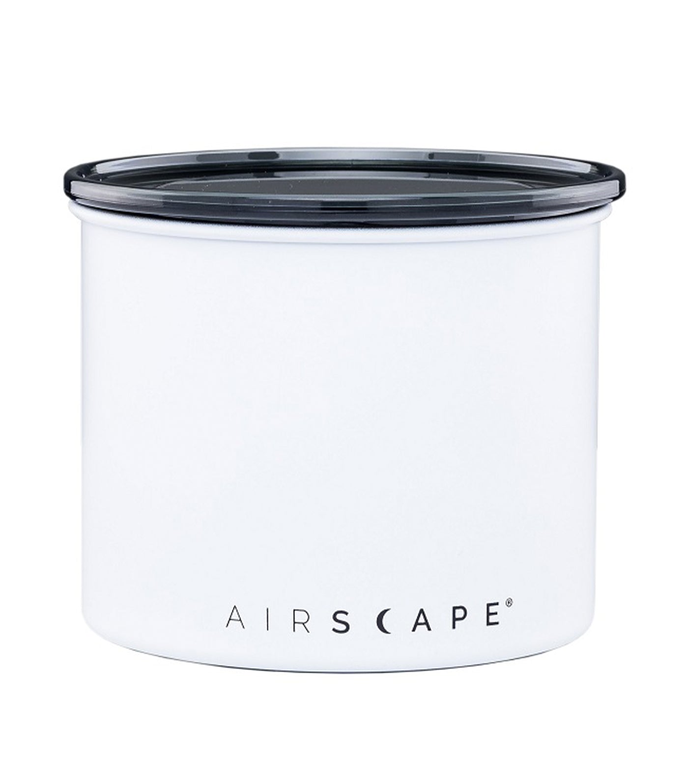 airscape® stainless steel coffee and food storage canister - 4" chalk (matte)