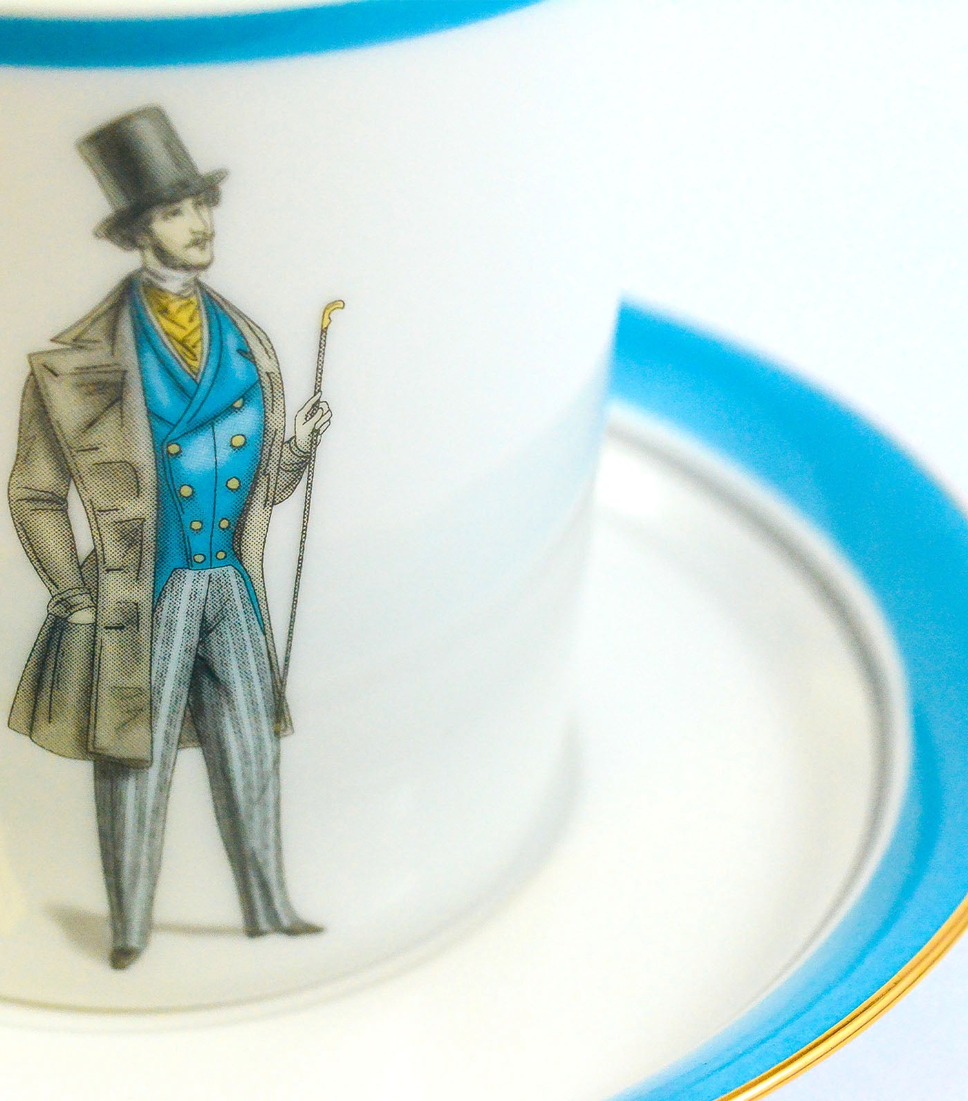 imperial porcelain modes de paris 1844 teacup and saucer heraldic