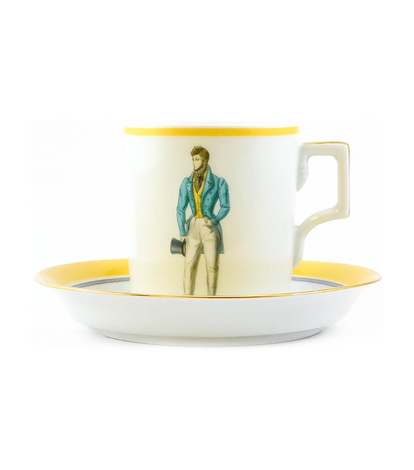 imperial porcelain modes de paris 1827 teacup and saucer heraldic