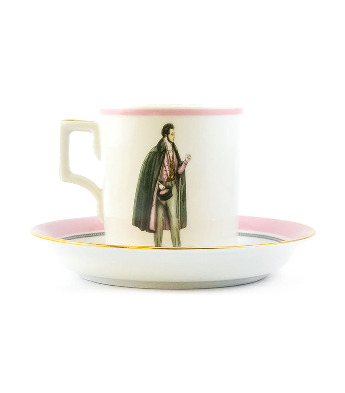 imperial porcelain modes de paris 1840 teacup and saucer heraldic