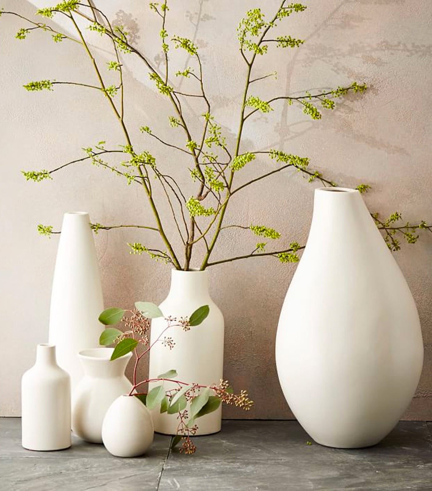 west elm Pure White Ceramic Vase