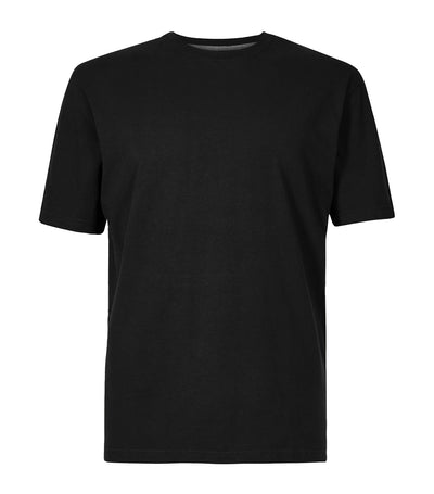 Pure Cotton Crew Neck T-Shirt Black
