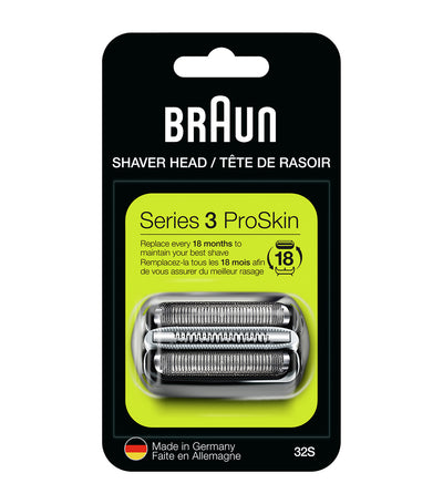 Shaver Replacement Head Series 3 32S Silver