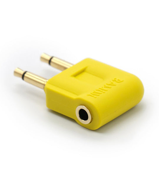 bamini yellow happy wired headphones