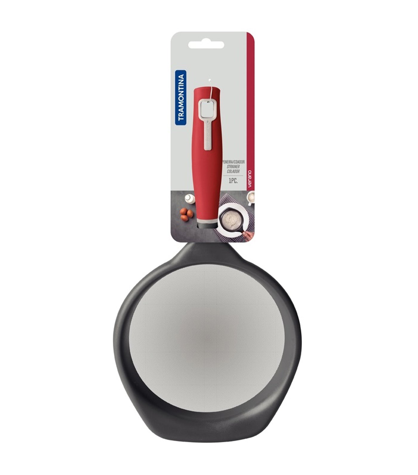 tramontina verano strainer - red