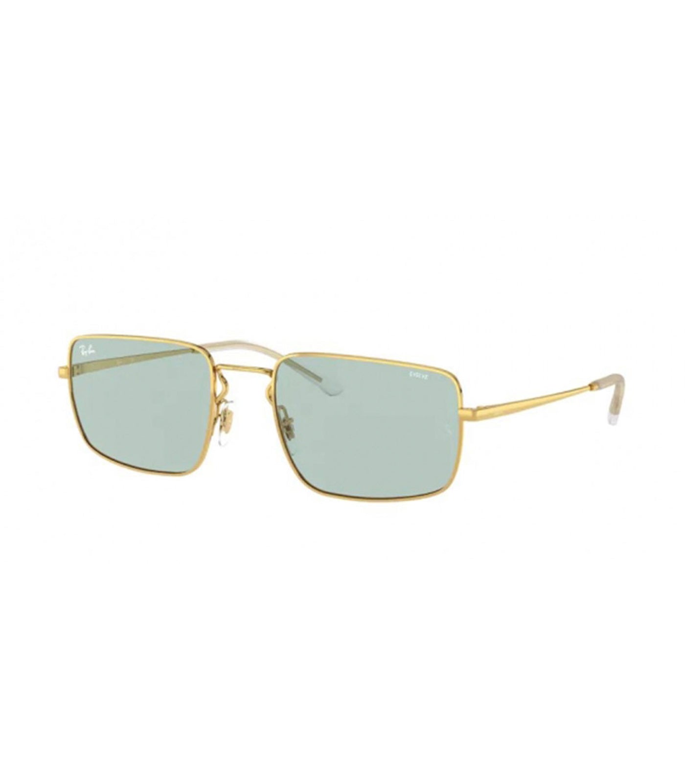 RB3669 Low Bridge Fit Green Photochromic Shiny Gold
