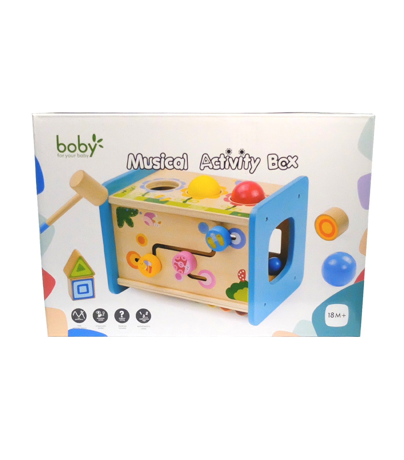 Wooden Musical Activity Box