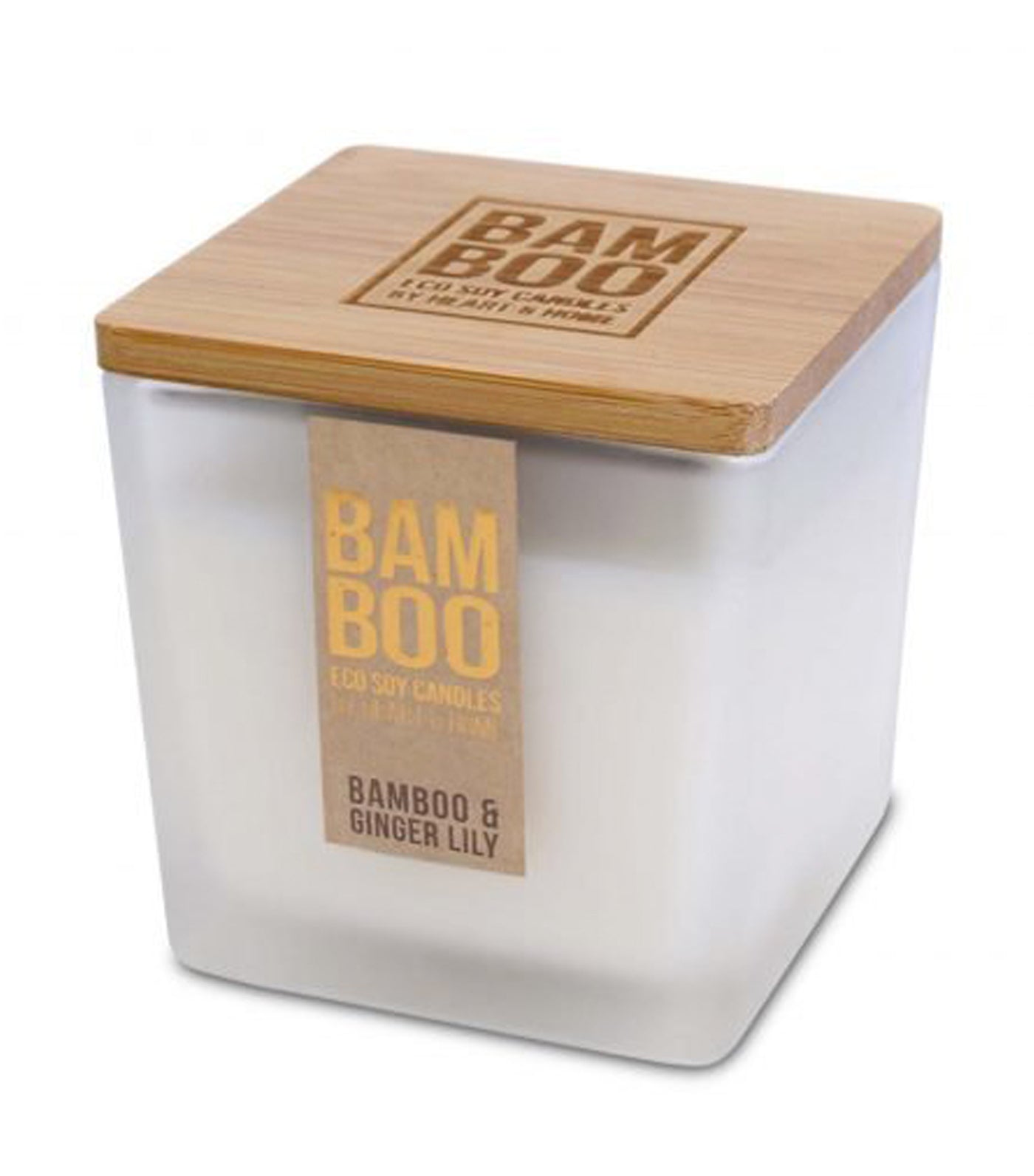 heart & home bamboo & ginger lily - jar candle