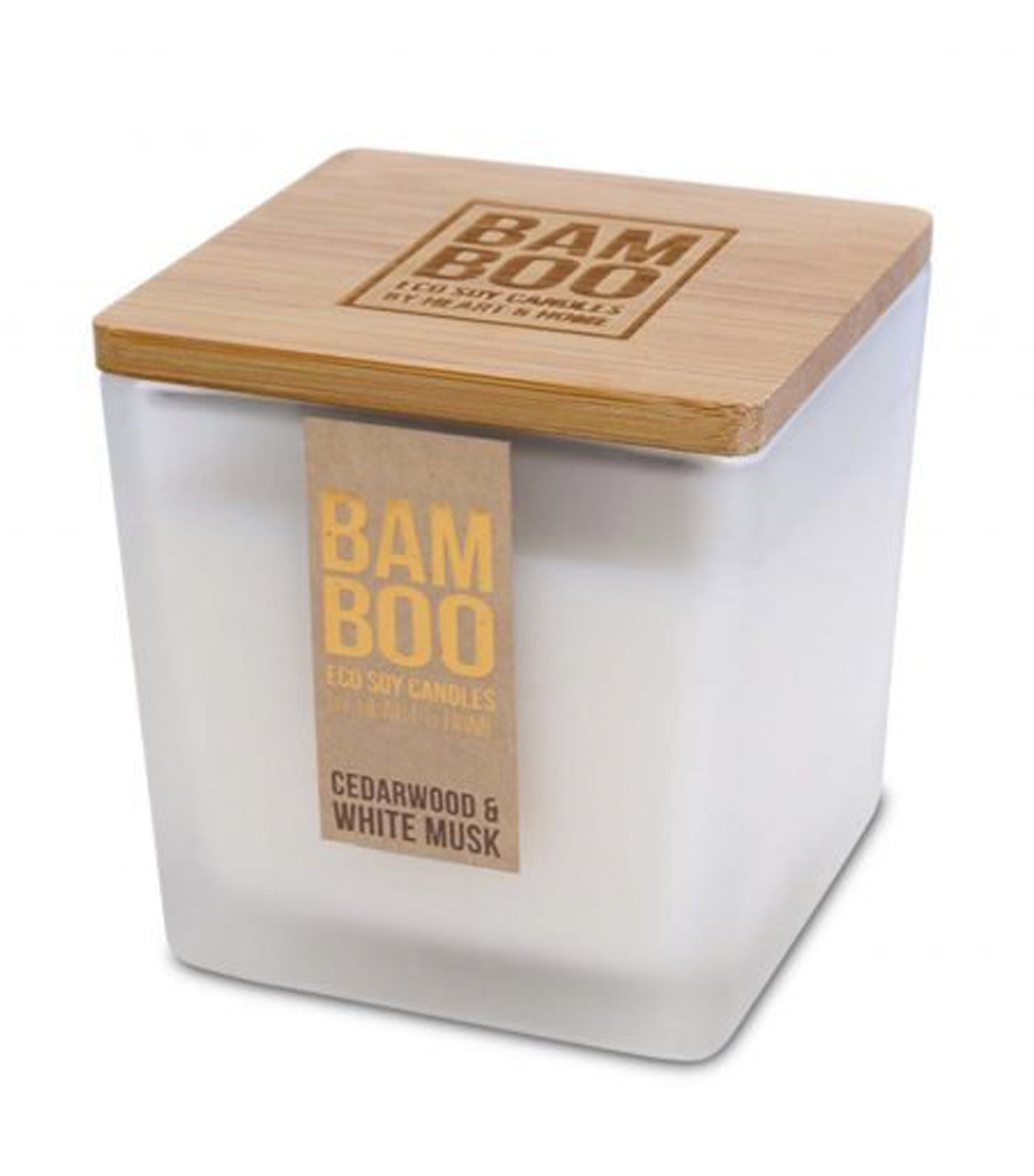 heart & home cedarwood & white musk - jar candle