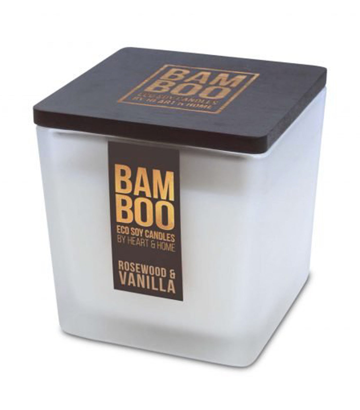 heart & home rosewood & vanilla - jar candle