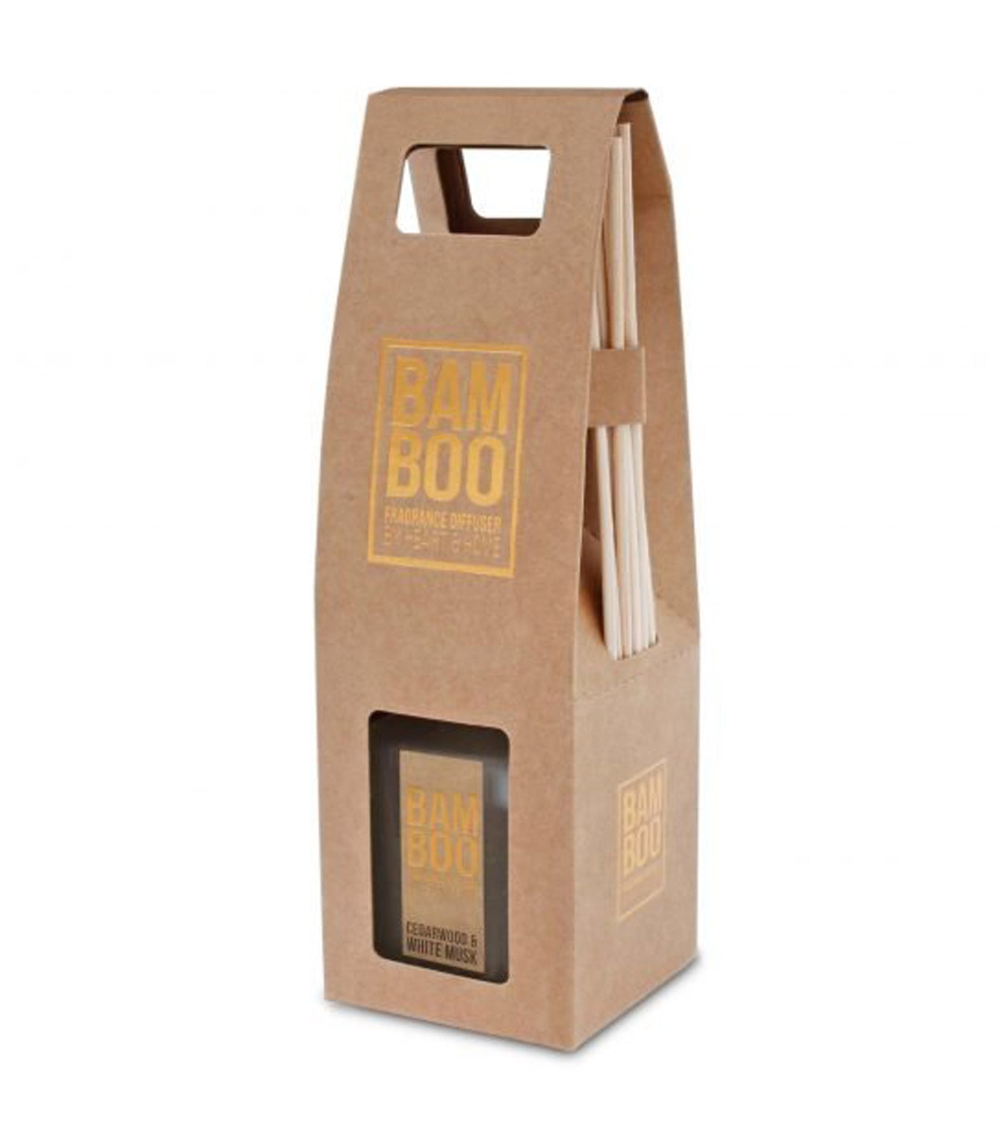 heart & home bamboo fragrance diffuser - cedarwood & white musk