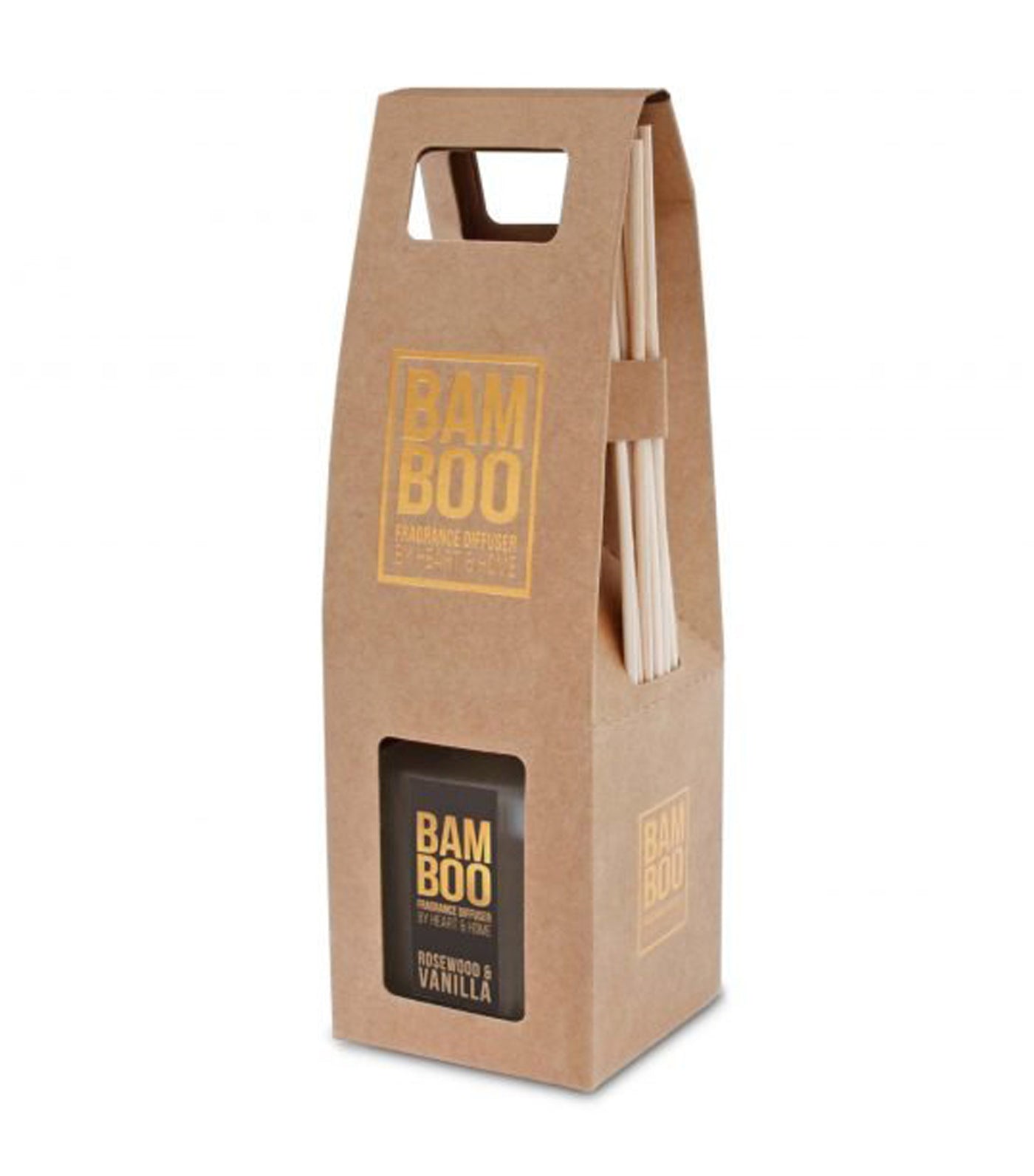 heart & home bamboo fragrance diffuser -  rosewood & vanilla