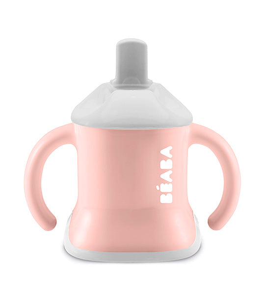 beaba 3-in-1 evolutive training cup – pink