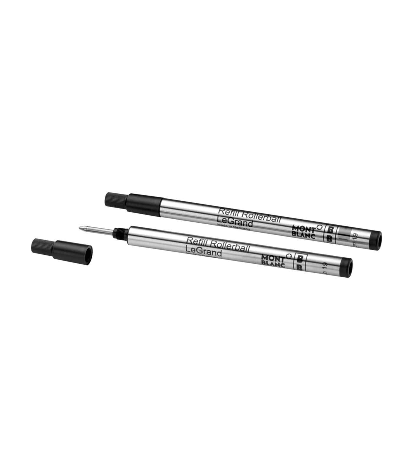 2 Rollerball LeGrand Refills Broad Mystery Black
