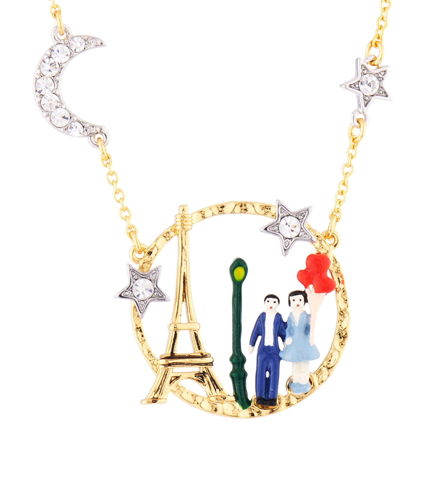 Les Nereides Lovers Sky Two-Row Necklace