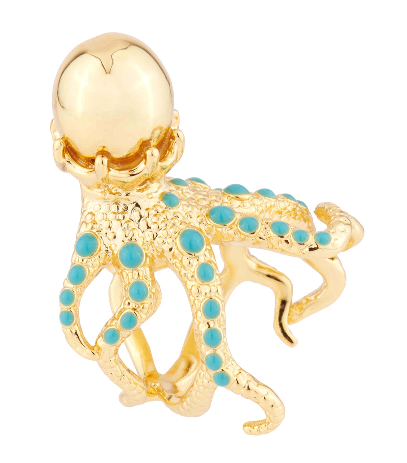 Les Nereides Octopus Cocktail Ring