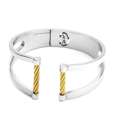 charriol cassis steel & yellow gold