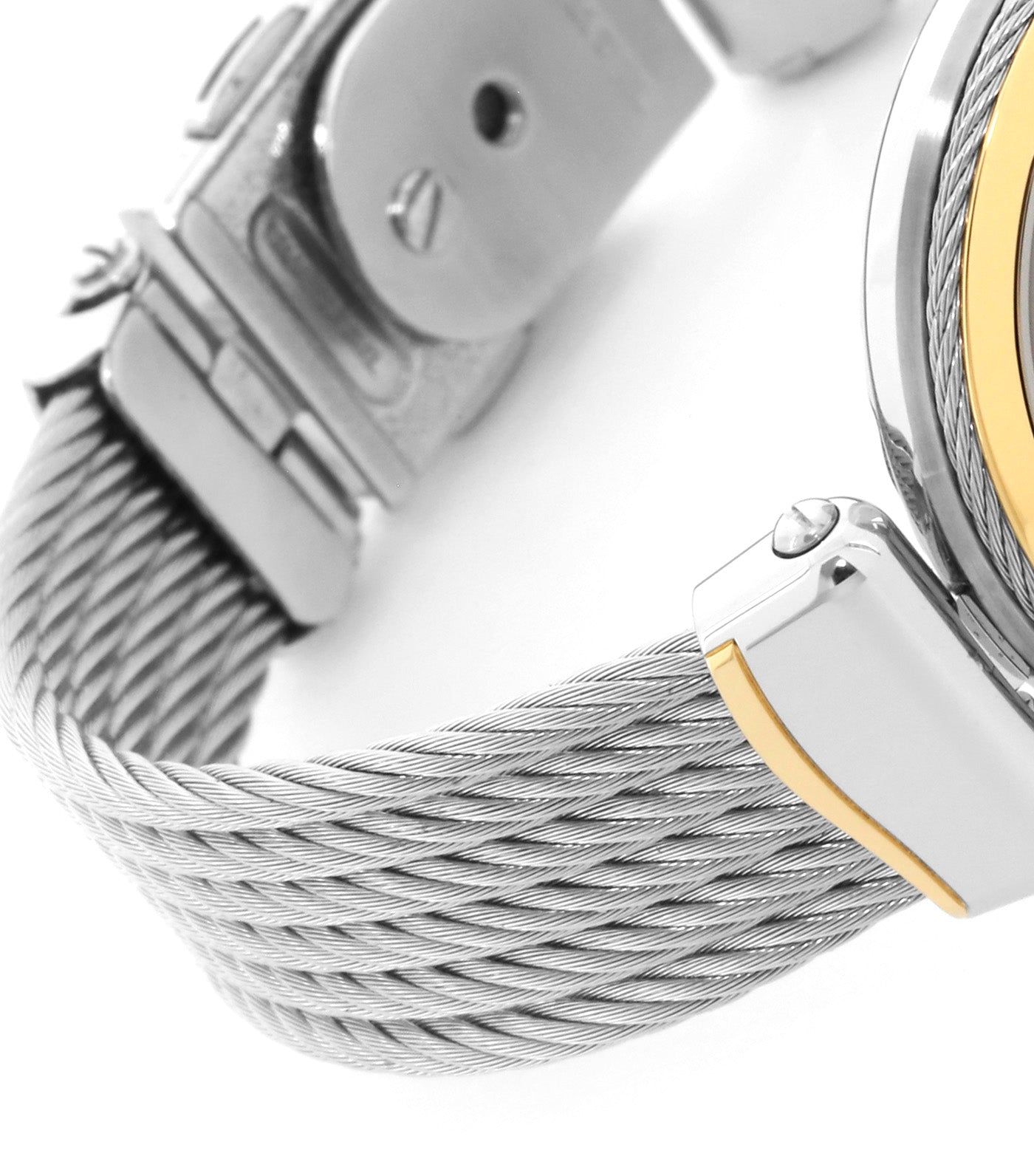 charriol celtic legacy watch steel & yellow gold 30 mm