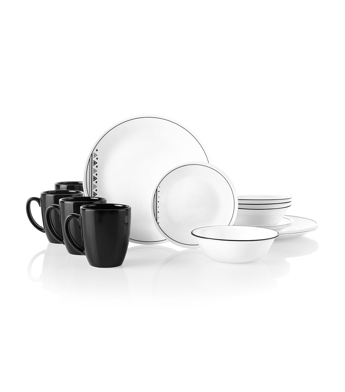 Corelle 16-Piece Classic Set - Fusion Charcoal