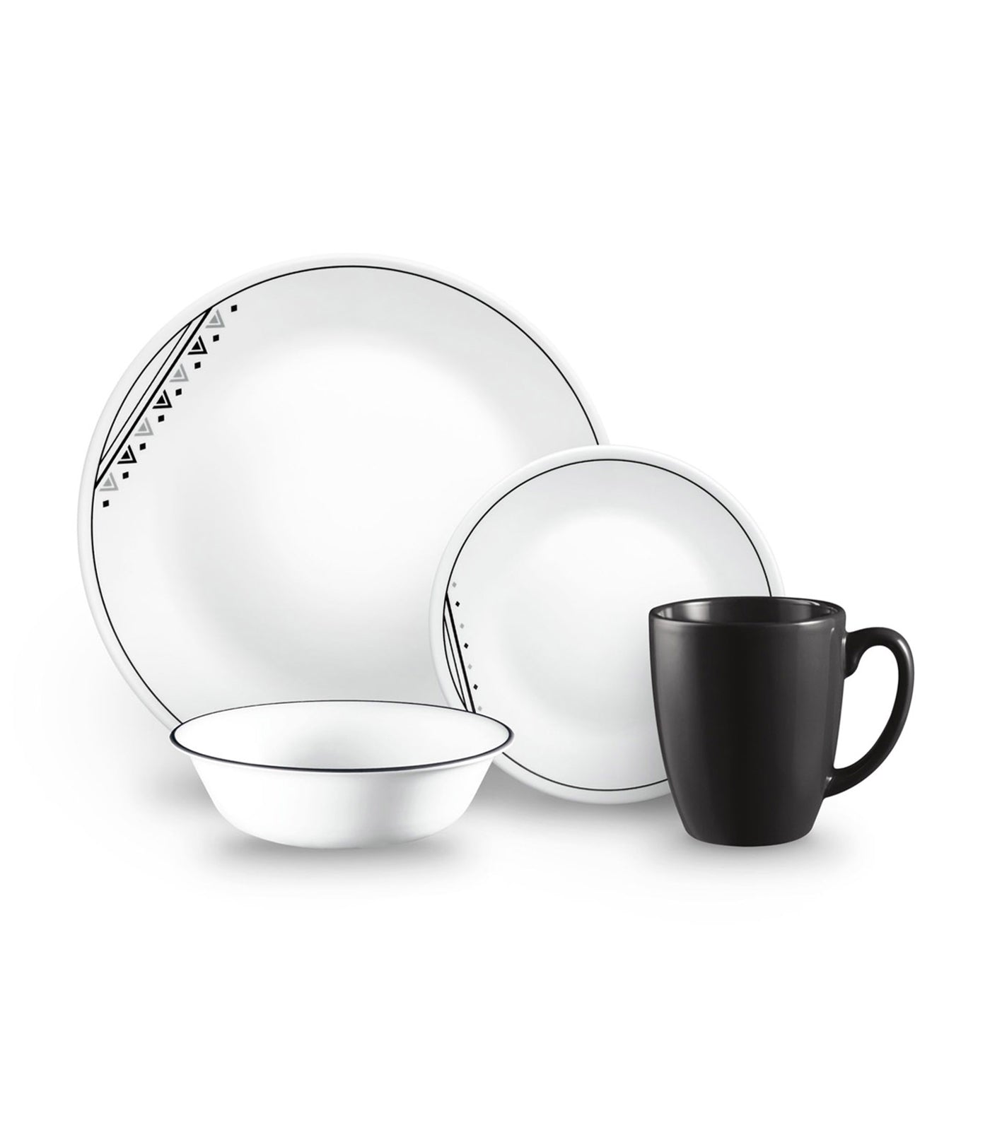 Corelle 16-Piece Classic Set - Fusion Charcoal