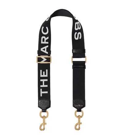The Graphic Webbing Strap Black/Gold