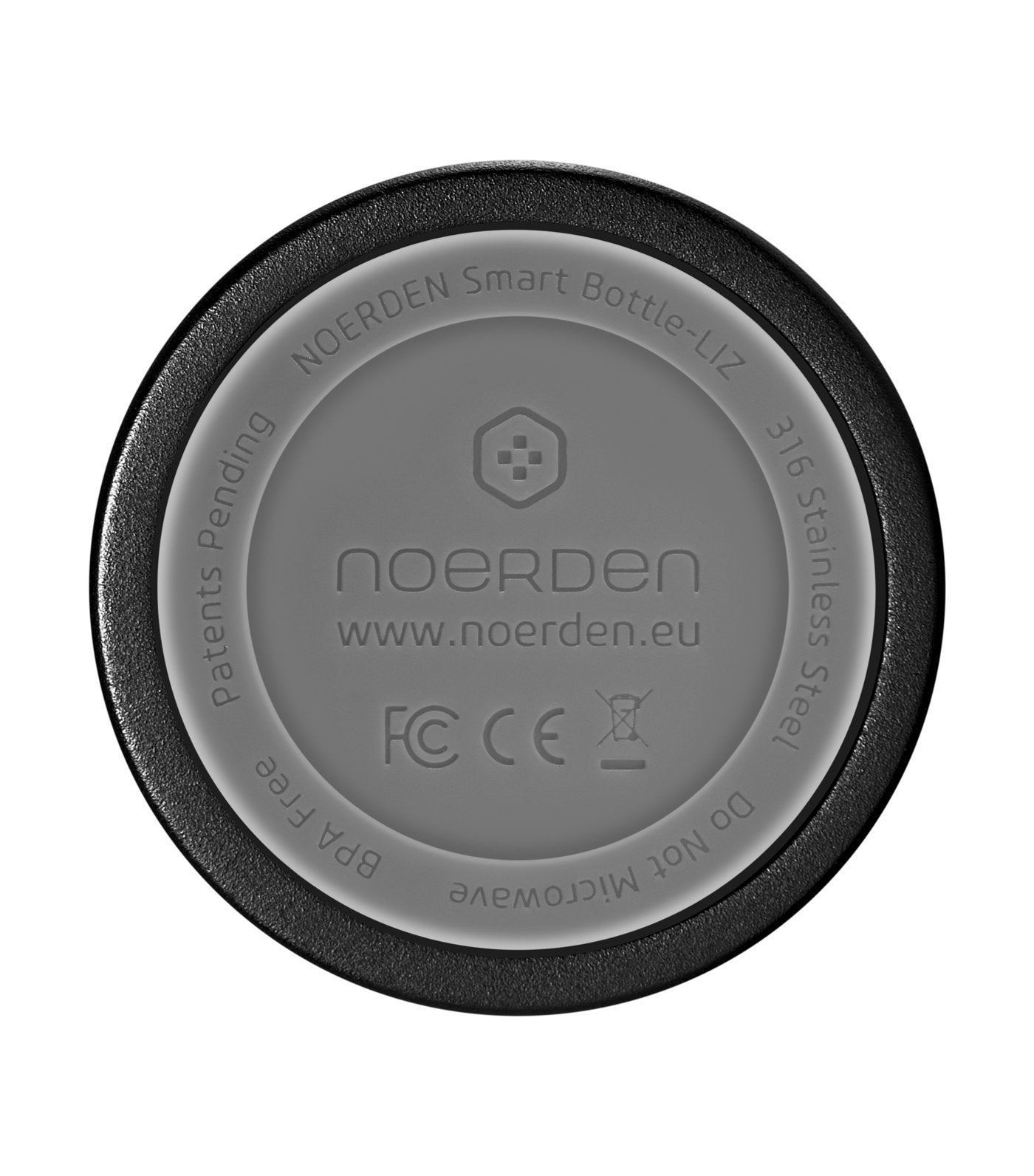 Noerden LIZ Smart Bottle, Black - 480ml